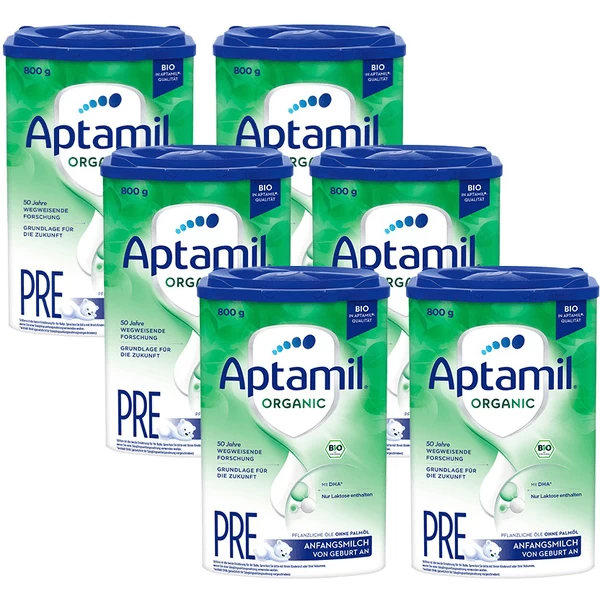 Aptamil Anfangsmilch Pre Organic 6x 800 G Ab Der Geburt 3 Aptamil Anfangsmilch Pre Organic 6x 800 G Ab Der Geburt