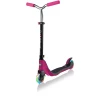 GLOBBER Scooter FLOW 125 LIGHTS Ruby Pink-grau, Mit Leuchtrollen -Babymarkt globber scooter flow 125 lights ruby pink grau mit leuchtrollen a303820