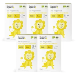 Löwenzahn Organics Bio Folgemilch 2 Auf Ziegenmilchbasis 5 X 500 G Ab Dem 6+ Monat