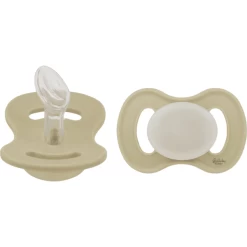 Lullaby Planet Nachtschnuller Dental Aus Silikon Gr. 1 Lake Green, 2er Pack