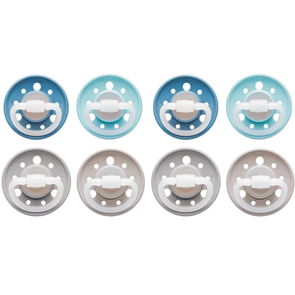 Nip® Schnuller Cherry Rundsauger Boy Gr. 1 Ab Der Geburt Blau/grau/türkis/braun 8 Stück 3 Nip® Schnuller Cherry Rundsauger Boy Gr. 1 Ab Der Geburt Blau/grau/türkis/braun 8 Stück