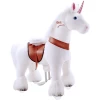 PonyCycle® Weißes Einhorn Mit Bremse - Groß -Babymarkt ponycycle weisses einhorn mit bremse gross a313696