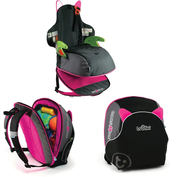 Trunki BoostApak Schwarz Mit Pink 3 Trunki BoostApak Schwarz Mit Pink